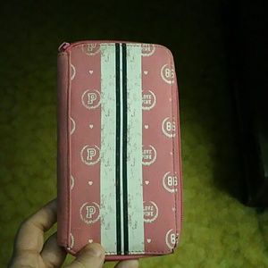 Pink Victoria Secret wallet